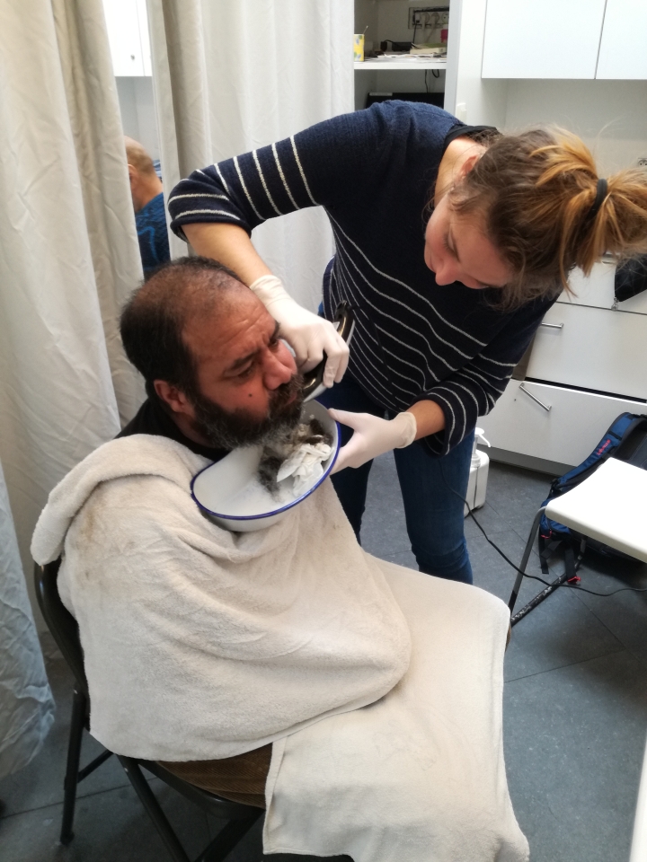 hygiene care for a patient