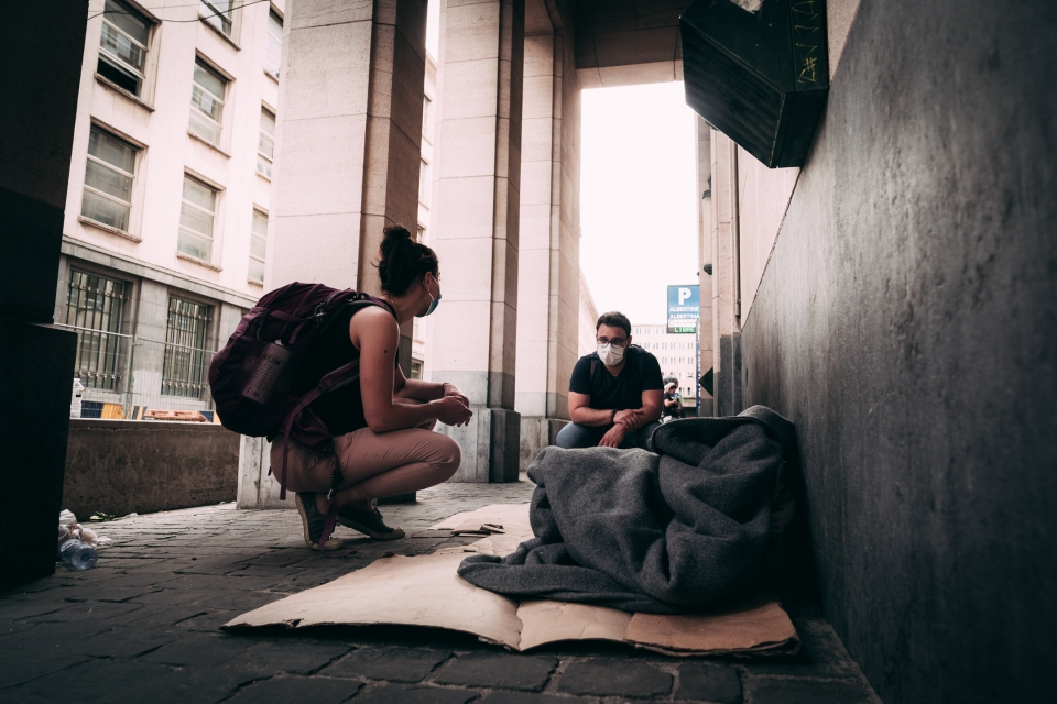 En maraude à Bruxelles